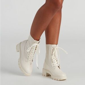 Qupid Combat Boots